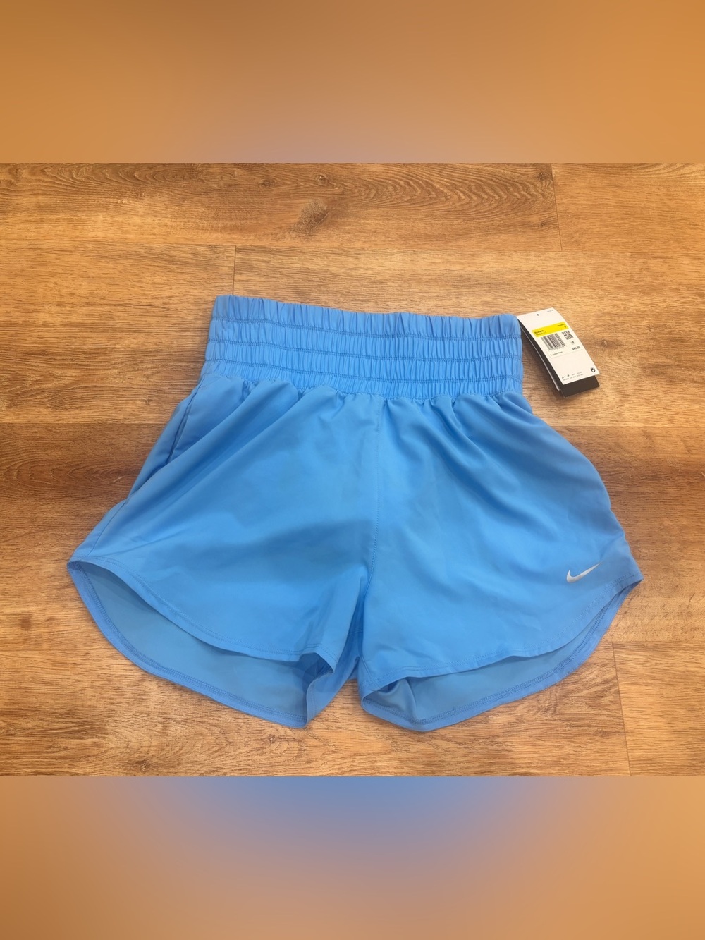 Nike Women's Sky Blue Athletic Running Shorts